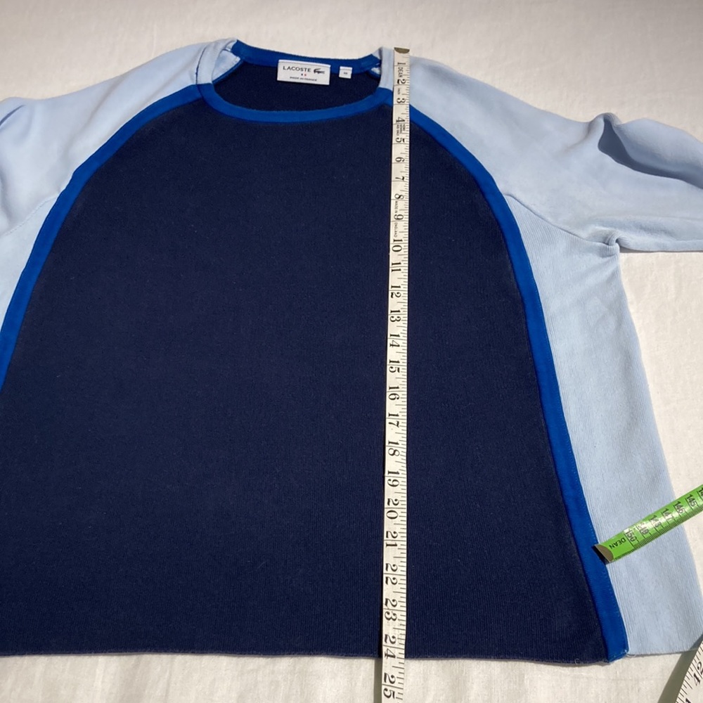 Lacoste pullover dynamic Colorblocking blues 40 - Picture 9 of 14